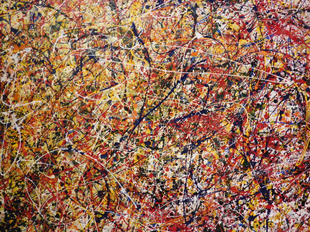 A 1951 'drip painting' by Jackson Pollock